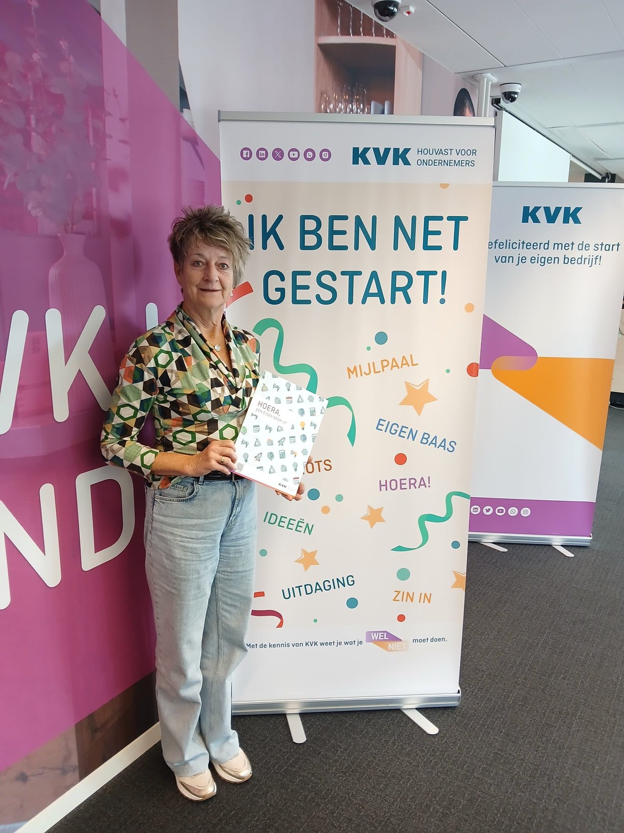Jannie bij KVK — net gestart