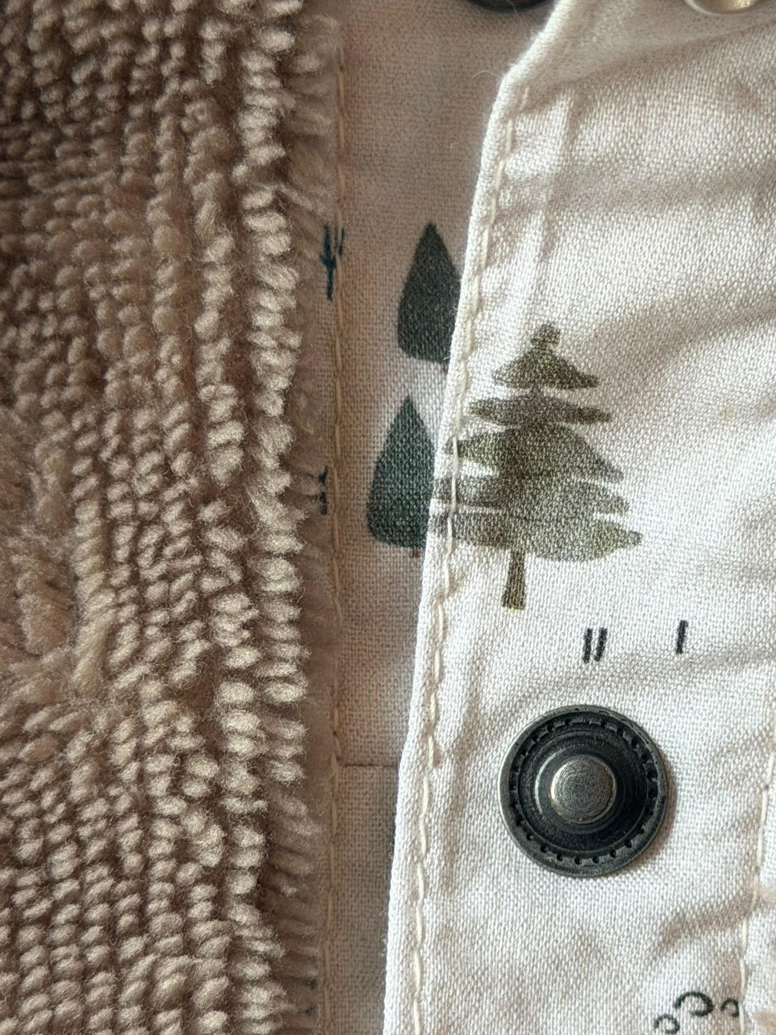 Detail van stof en kleur